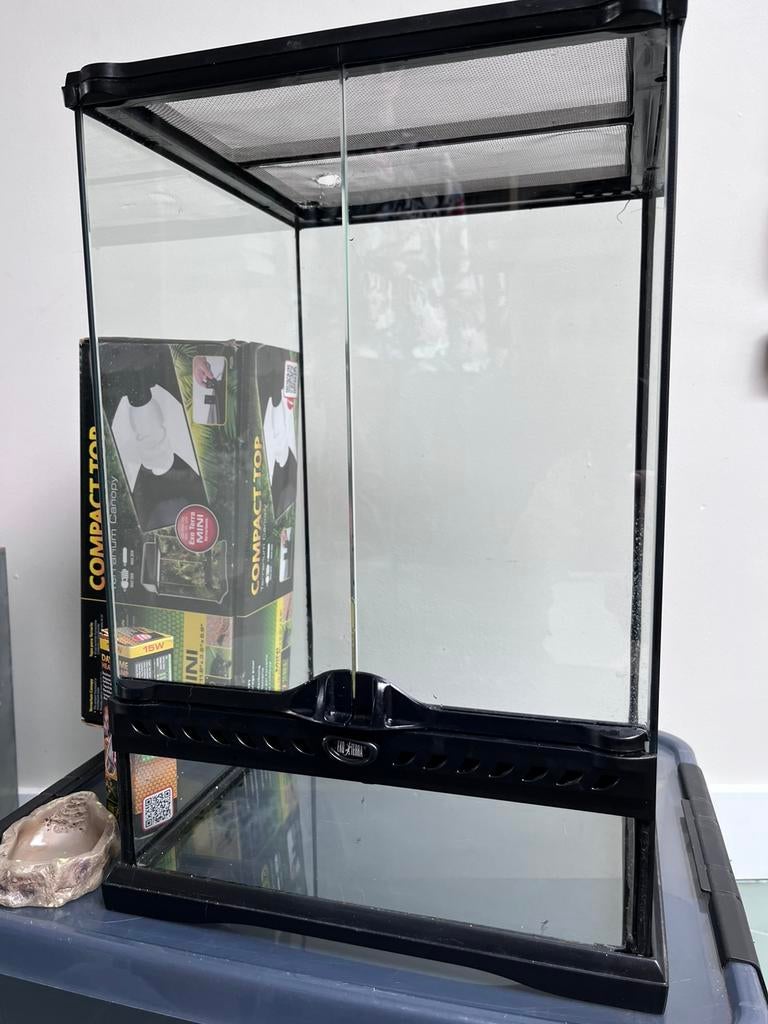 Exo Terra terrarium 30x30x45cm, Dieren en Toebehoren, Reptielen en Amfibieën | Toebehoren, Ophalen, Gebruikt, Terrarium of Paludarium