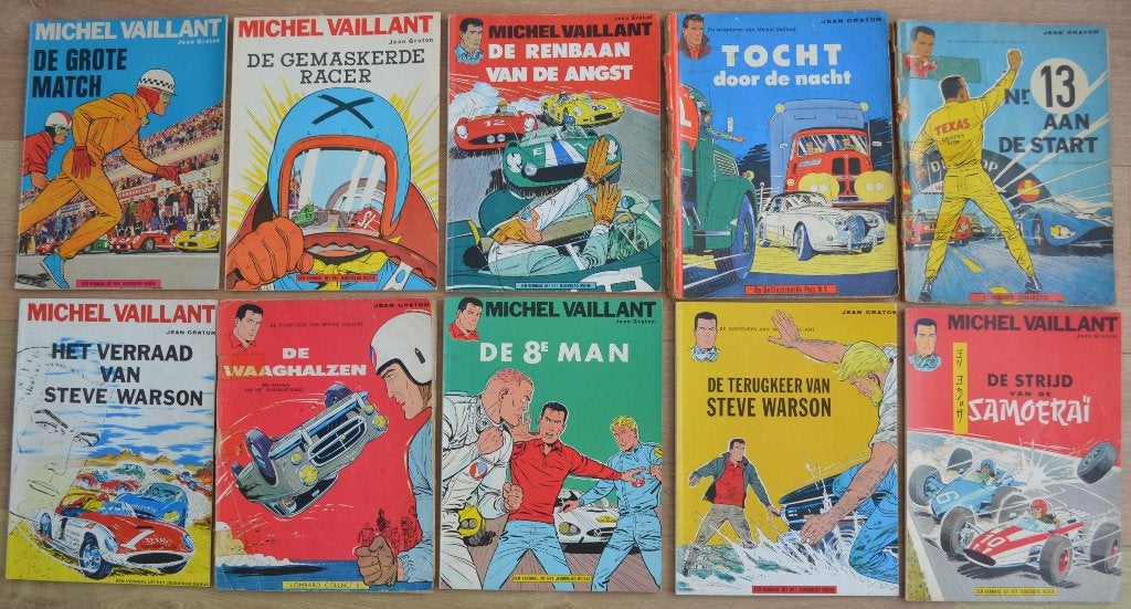 Michel Vaillant, Jean Graton, Ophalen of Verzenden, Zo goed als nieuw, Meerdere stripboeken