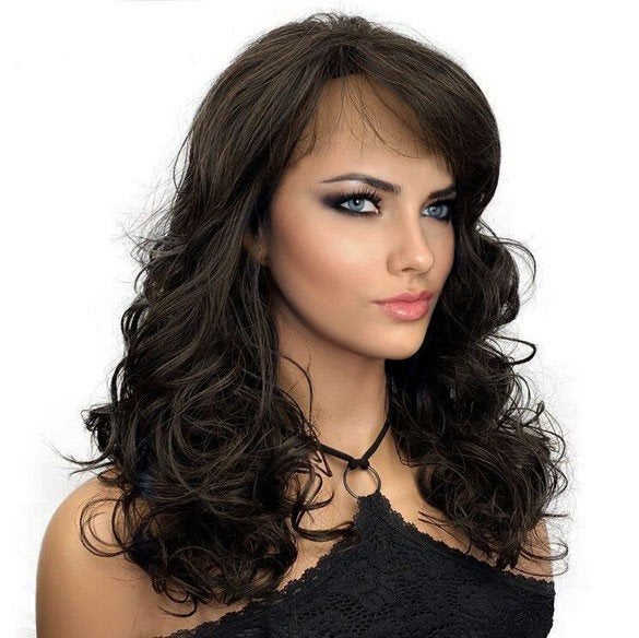 Mooie pruik lang haar met krullen model 2920, Sieraden, Tassen en Uiterlijk, Ophalen of Verzenden, Nieuw, Pruik of Haarverlenging