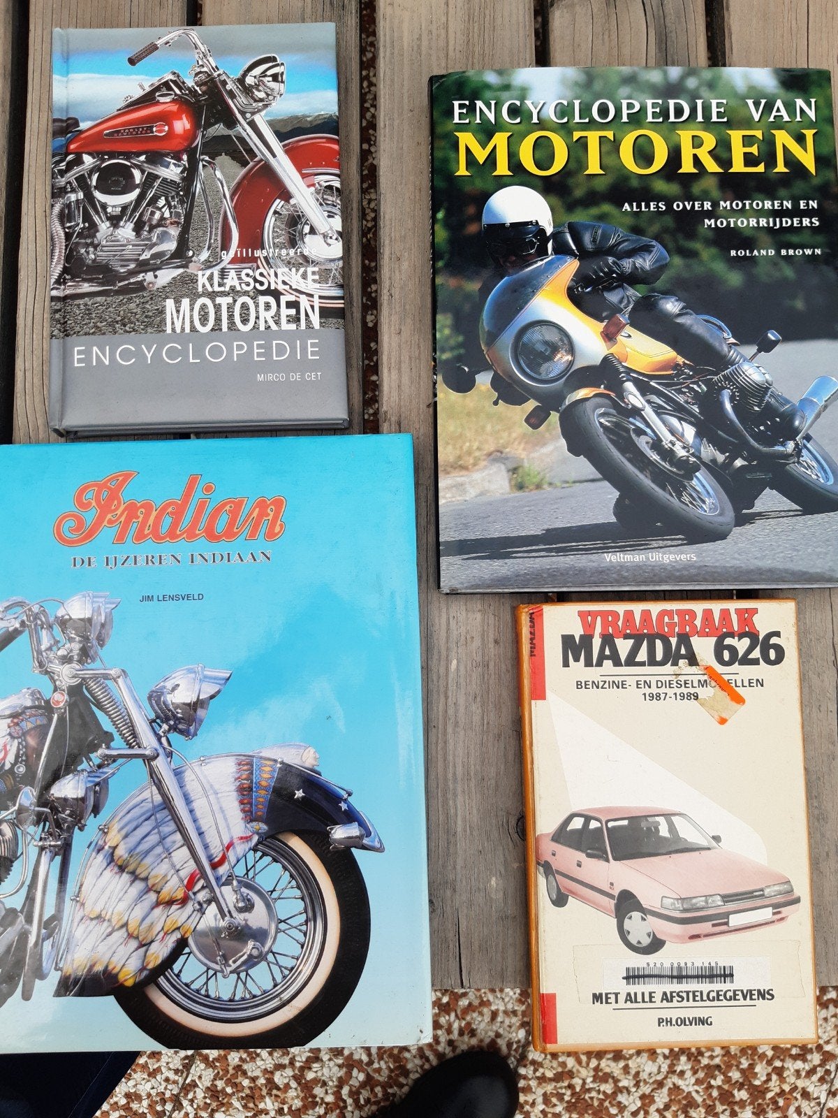 Klassiek motoren encyclopedie, Indian,Mazda 626  vraagbaak, Ophalen of Verzenden, Gelezen, Algemeen