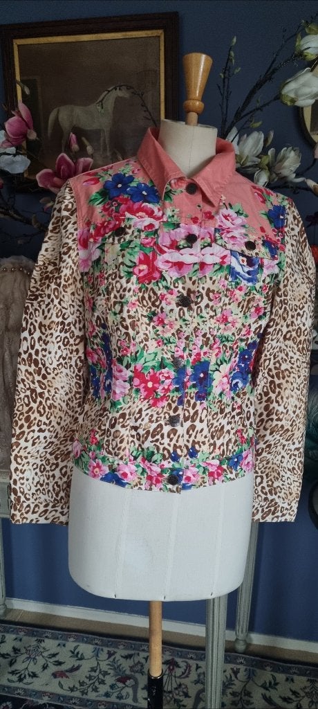 kolbert Blumarine  Katoen  maat 40  tijgerprint, Meerkleurig, Nieuw, Ophalen of Verzenden, Jasje