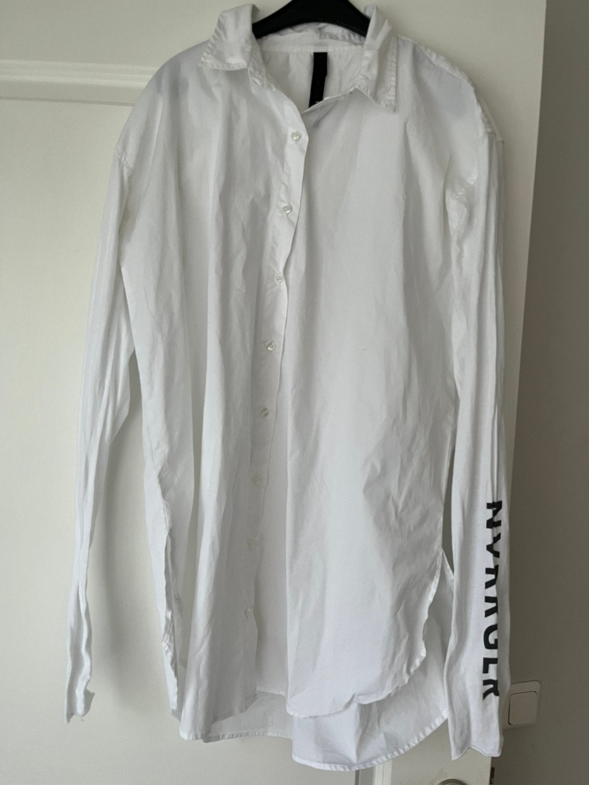 10DAYS witte blouse met tricot mouwen – maat 0, Ophalen of Verzenden, Zo goed als nieuw, Wit