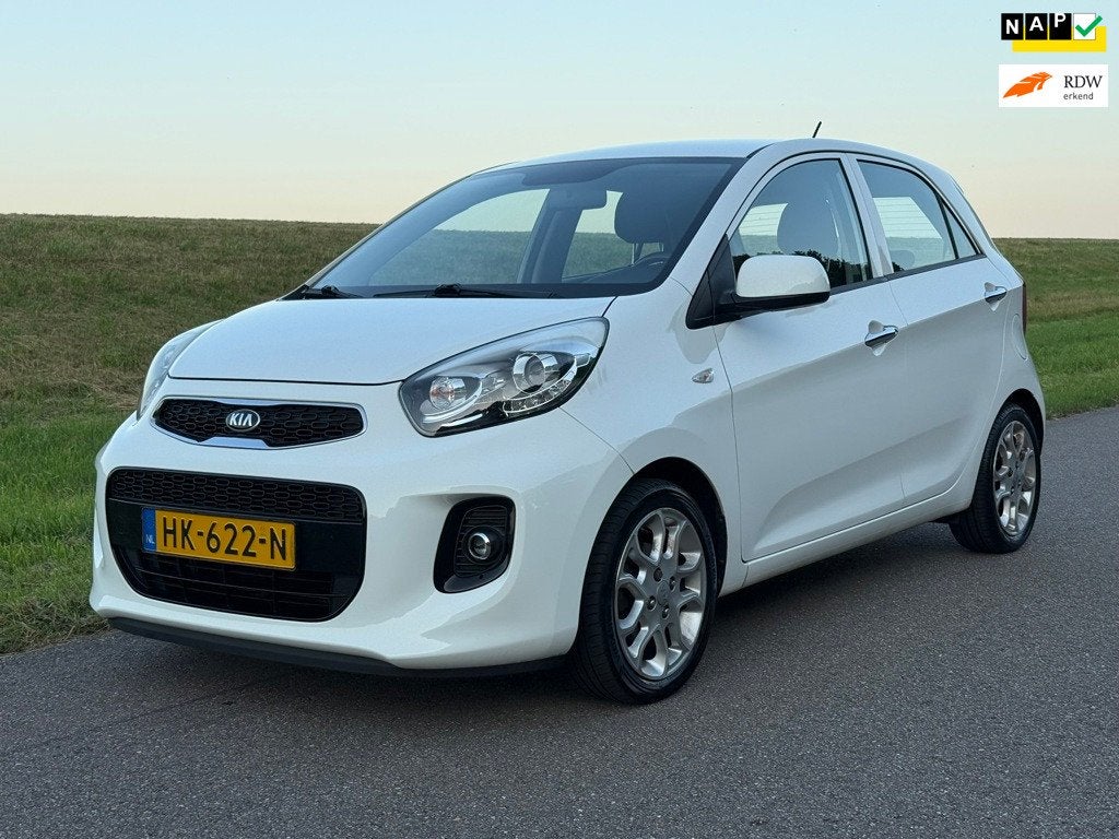 Kia Picanto 1.2 CVVT DynamicLine | LED | Cruise | PDC | Clim, Auto's, Voorwielaandrijving, Euro 5, Stof, Gebruikt