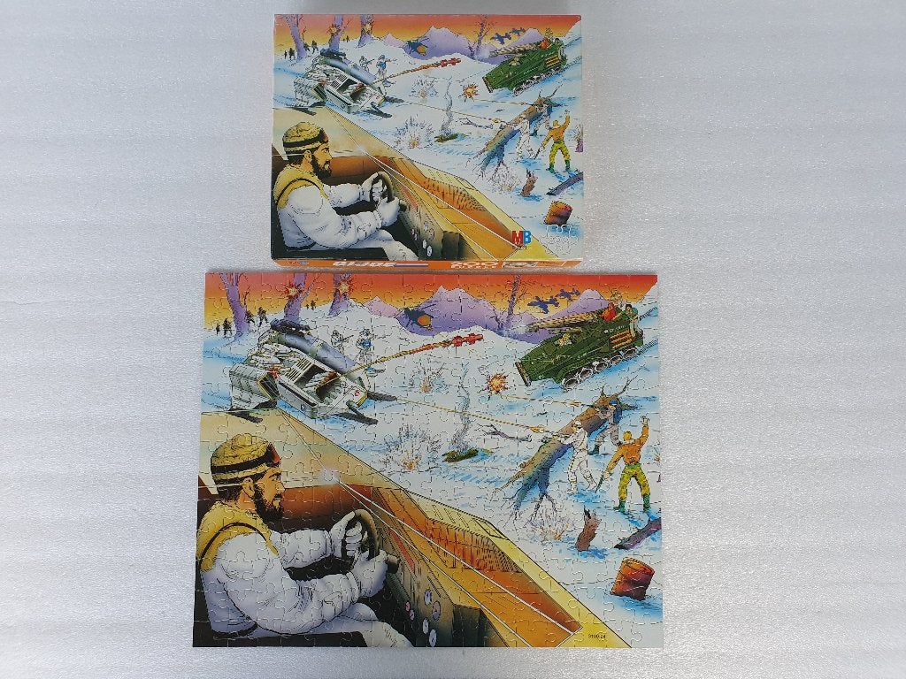 Puzzel GI Joe 3100.24 (MB, Hasbro, 1989), Ophalen of Verzenden, Meer dan 50 stukjes, Gebruikt