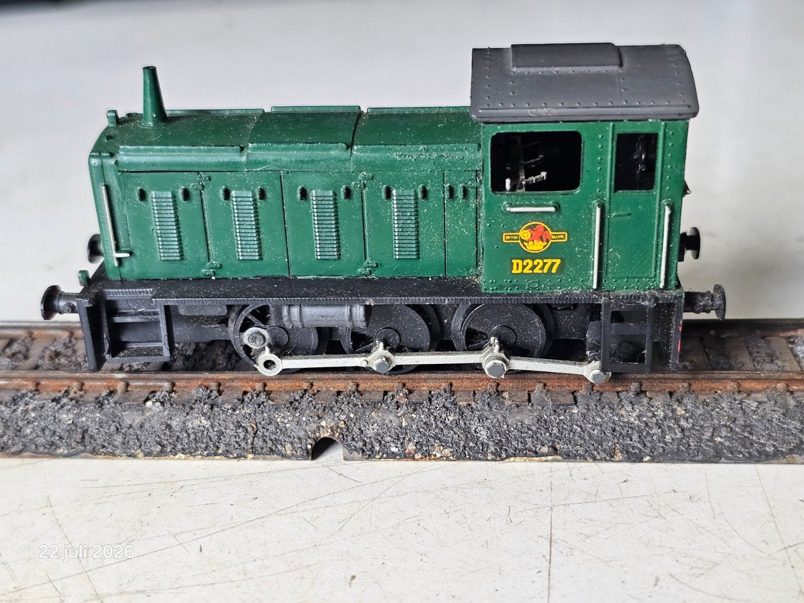 Modelspoor HO motorloze locomotief Airfix D2277, Ophalen of Verzenden