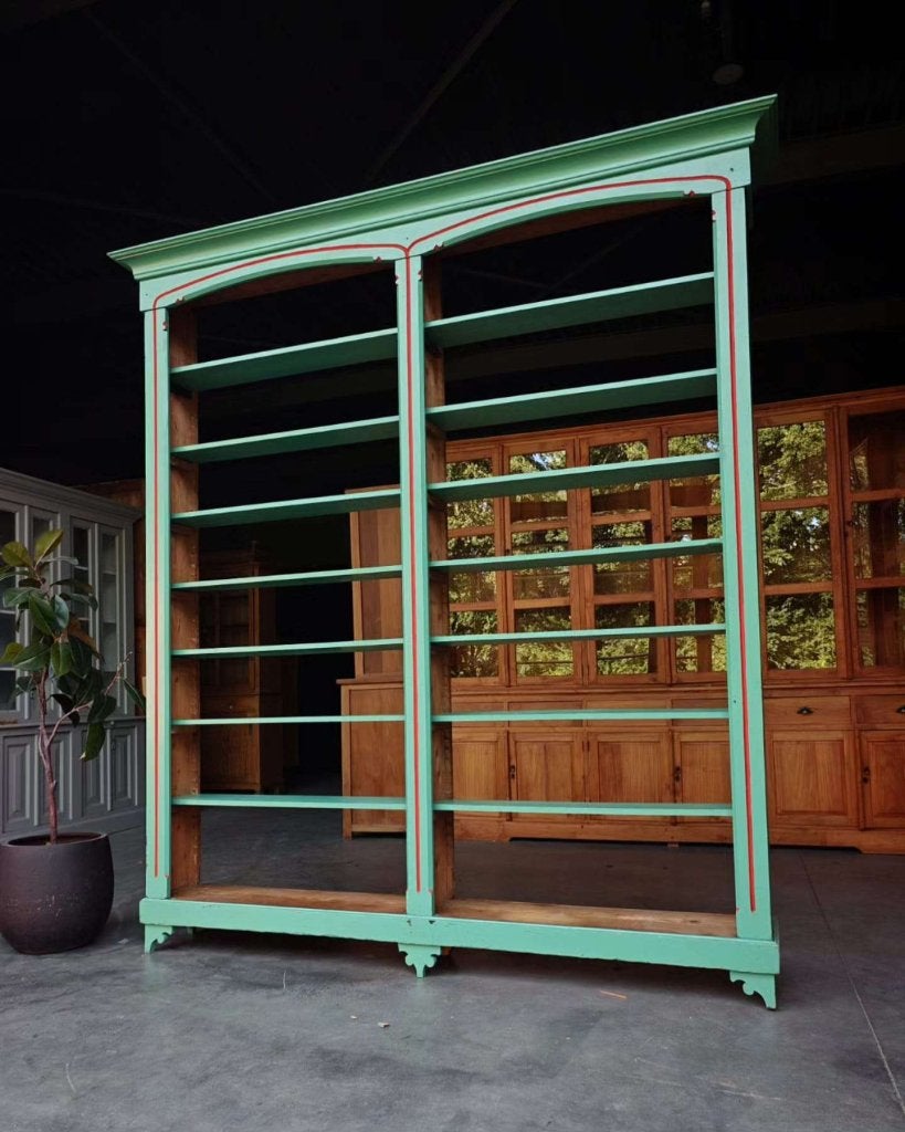 Antieke demontabele winkelkast | Hoog Winkelinterieur #5793