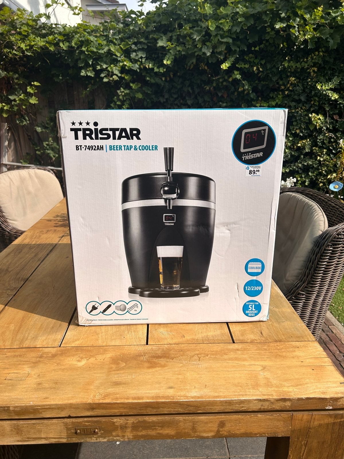 Tristar BT-7492AH Biertap & Cooler - Nieuw in doos, Ophalen, Nieuw