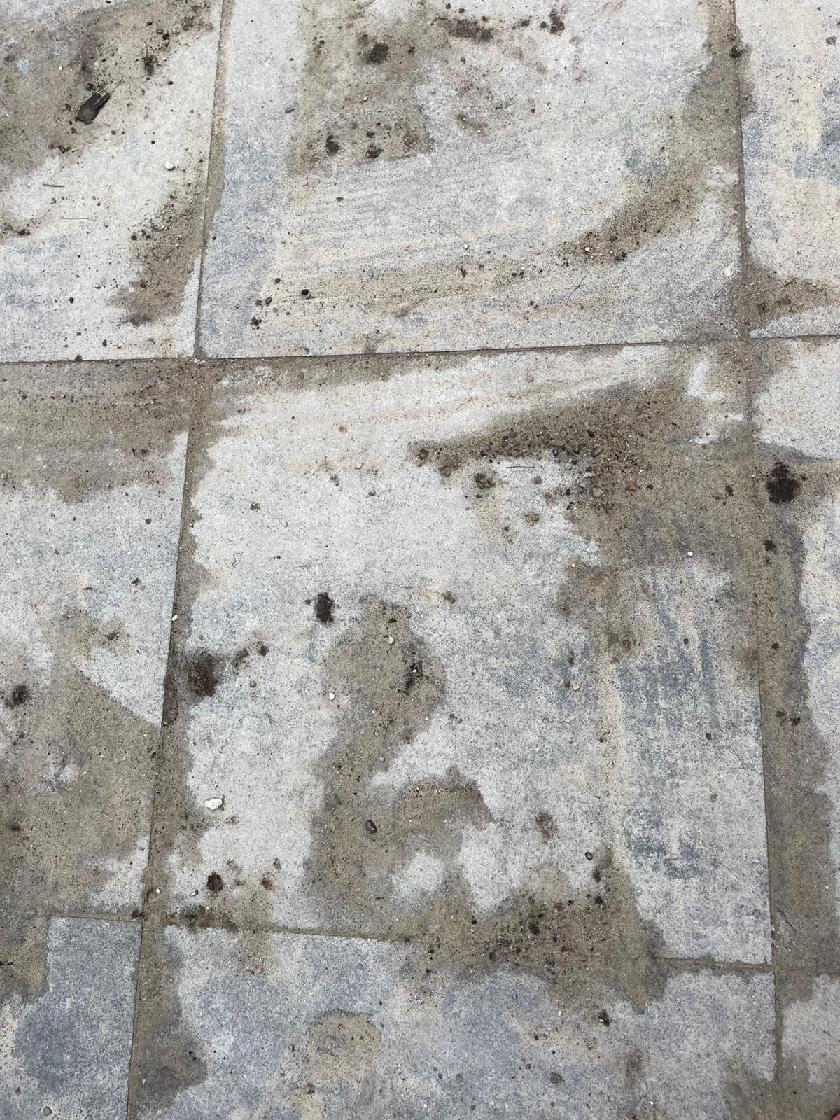 Buiten grijze beton tegel 60/60. 8 stuks. 5,7m2, Ophalen, 60 cm of meer, Keramiek, Nieuw