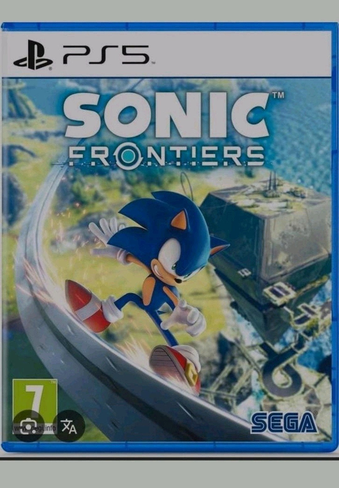 AMPER GESPEELD! Sonic frontiers ps5 playstation 5, Ophalen of Verzenden, Zo goed als nieuw, Avontuur en Actie, Vanaf 7 jaar