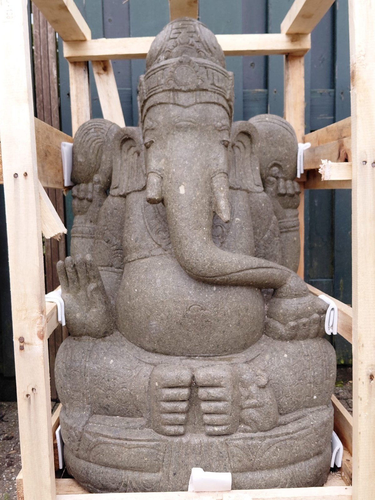 greenstone Ganesha massief 100cm!, Tuin en Terras, Ophalen, Www.ibizasfeer.nl, Nieuw, Info@ibizasfeer.nl