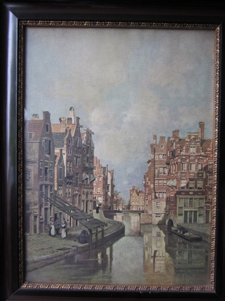 Stadsgezicht J. C. K. Klinkenberg (reproduktie), Ophalen of Verzenden