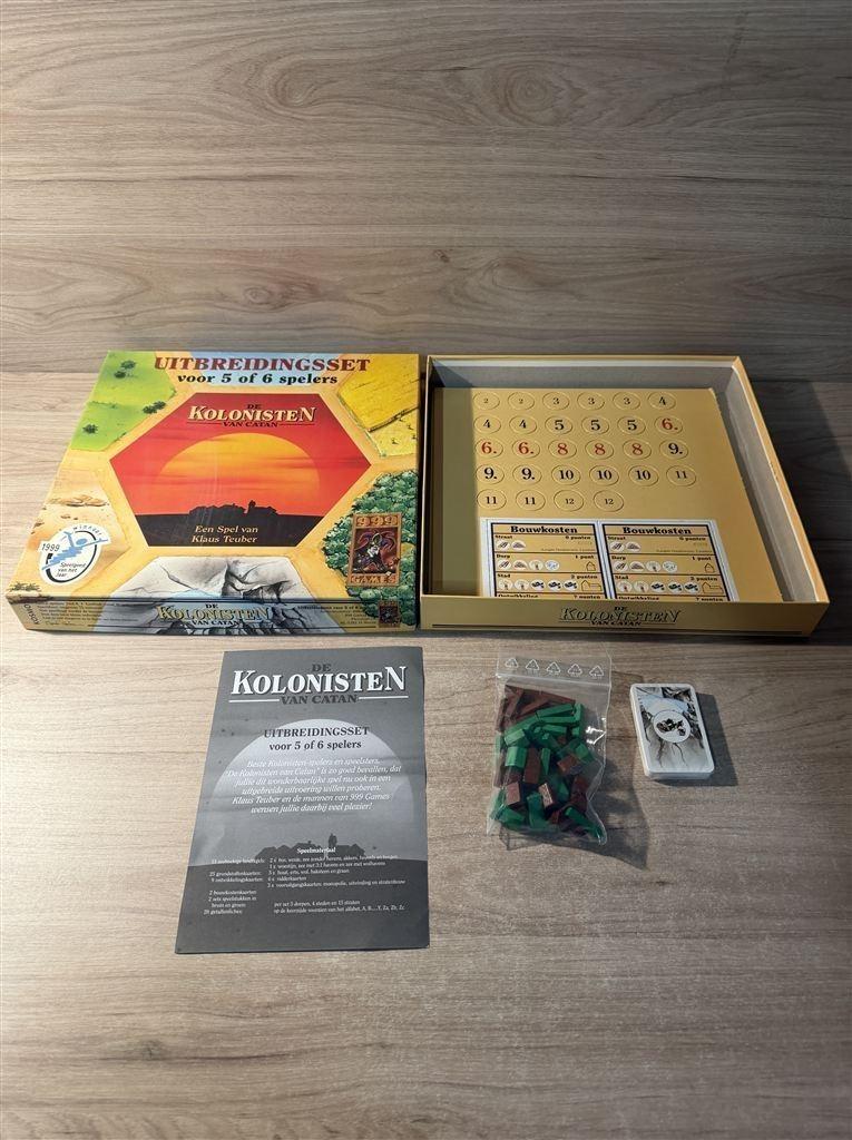 kolonisten van catan 5-6 speler uitbreiding hout - s6673