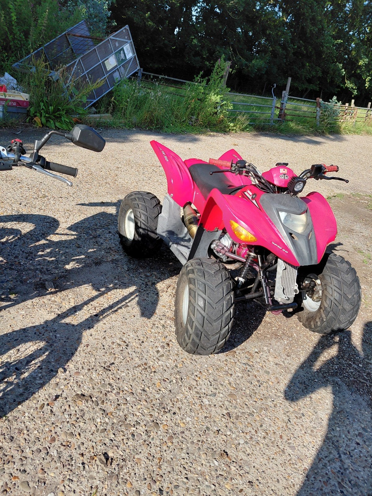 Derbi 50 Quad - met 70cc Roze Top, Fietsen en Brommers, Ophalen