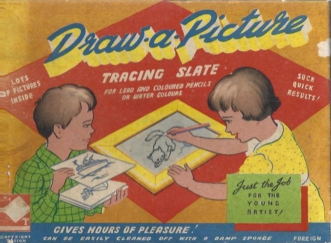 Draw-a-picture tekendoos, Ophalen of Verzenden, Gebruikt, Overige typen