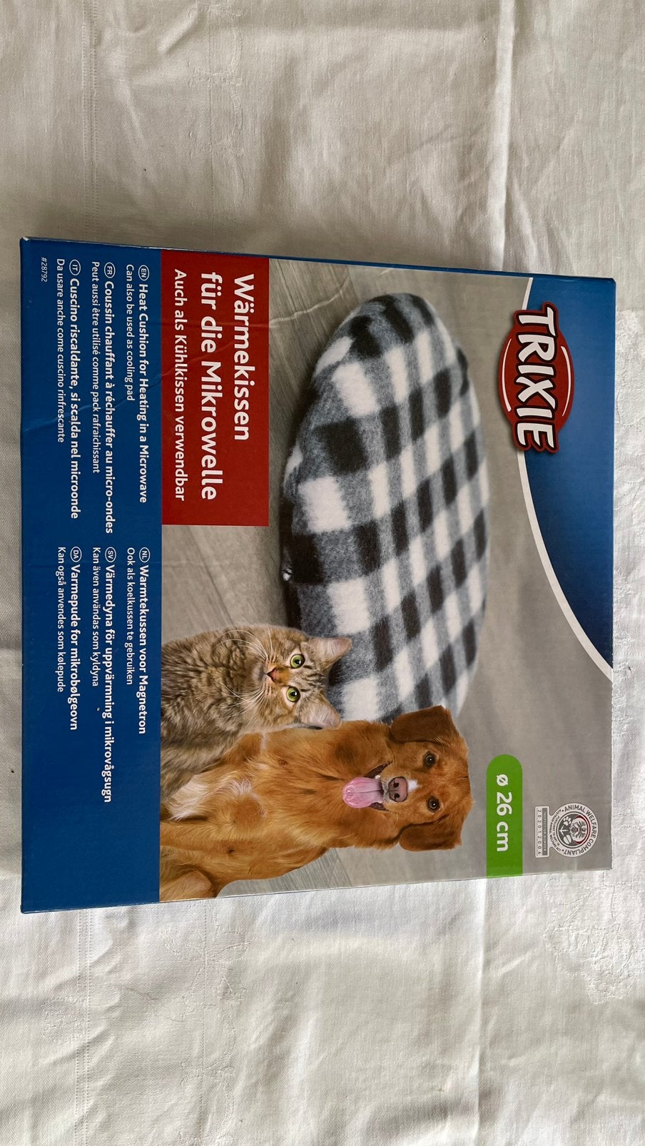 Warmtekussen voor magnetron en ook koelen! Merk Trixie, Dieren en Toebehoren, Ophalen, Zo goed als nieuw