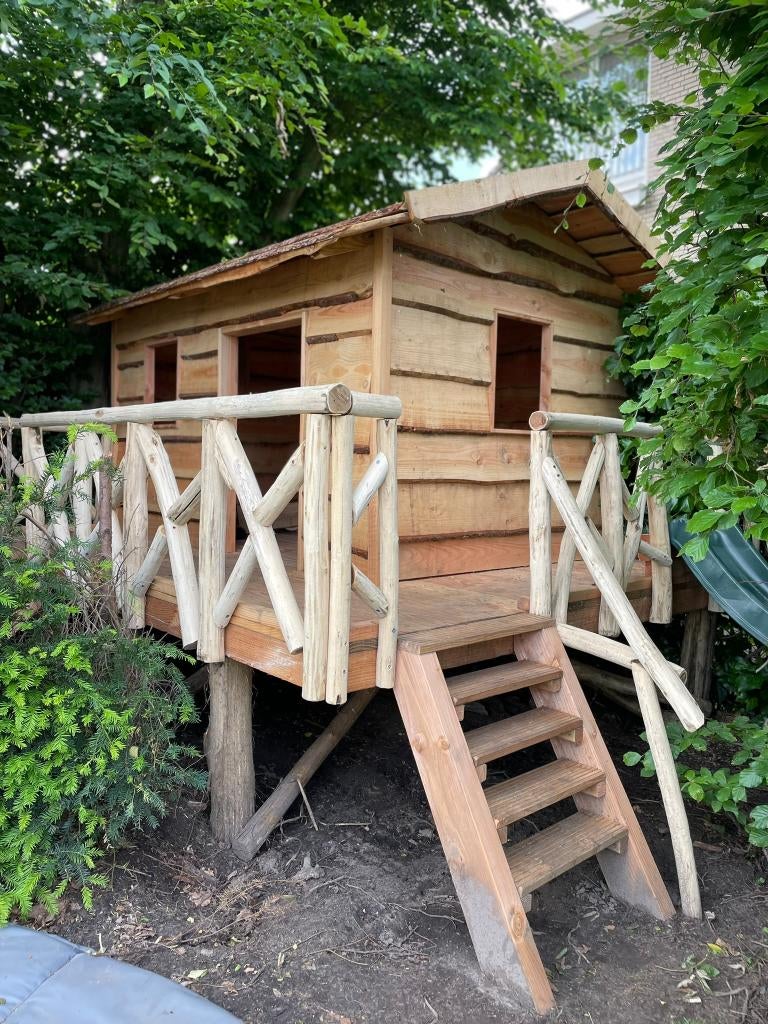 Robinia en douglas speelhuisjes op maat, Kinderen en Baby's, Ophalen, Nieuw, Hout