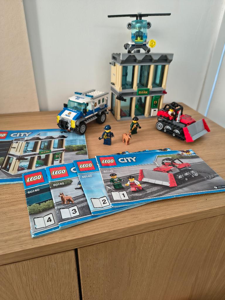 Lego city bulldozer inbraak (60140), Lego, Ophalen of Verzenden, Complete set, City