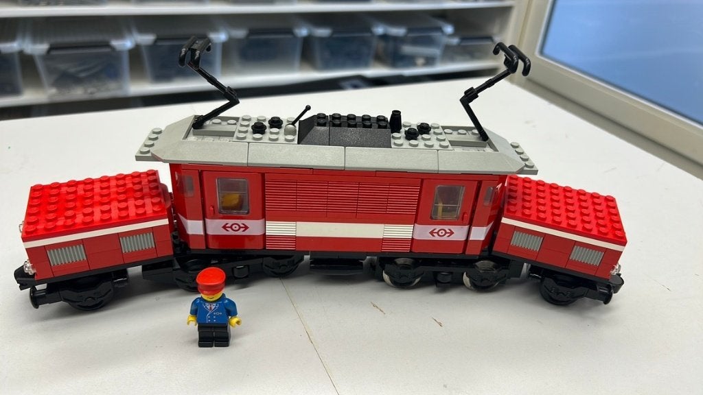SB2884 Lego trein 4551 loc, Ophalen of Verzenden, Zo goed als nieuw