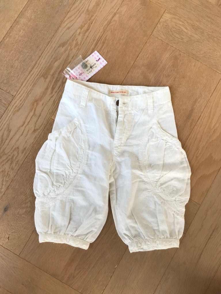 NIEUWE gave aparte witte korte broek maat 116 Fornarina, Broek, Meisje, Fornarina, Nieuw