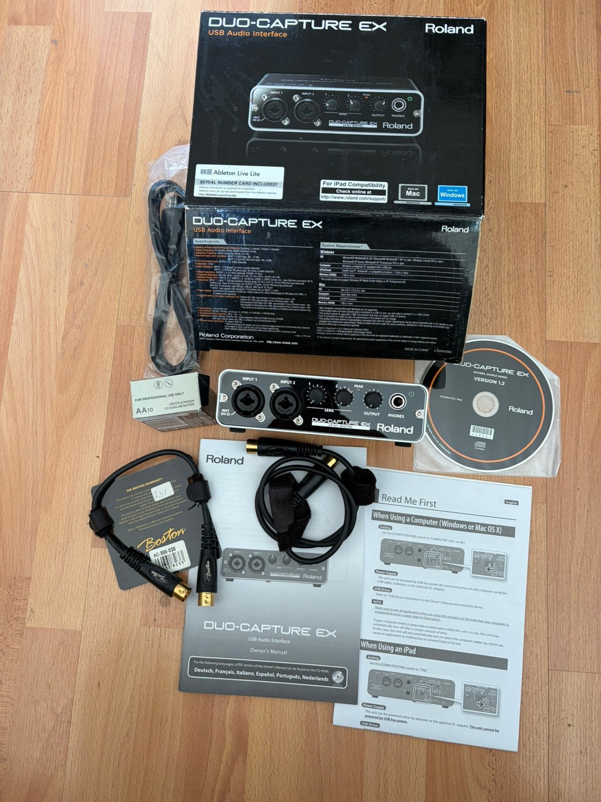 Roland Duo-Capture EX, USB Audio Interface, Ophalen of Verzenden, Zo goed als nieuw, Audio