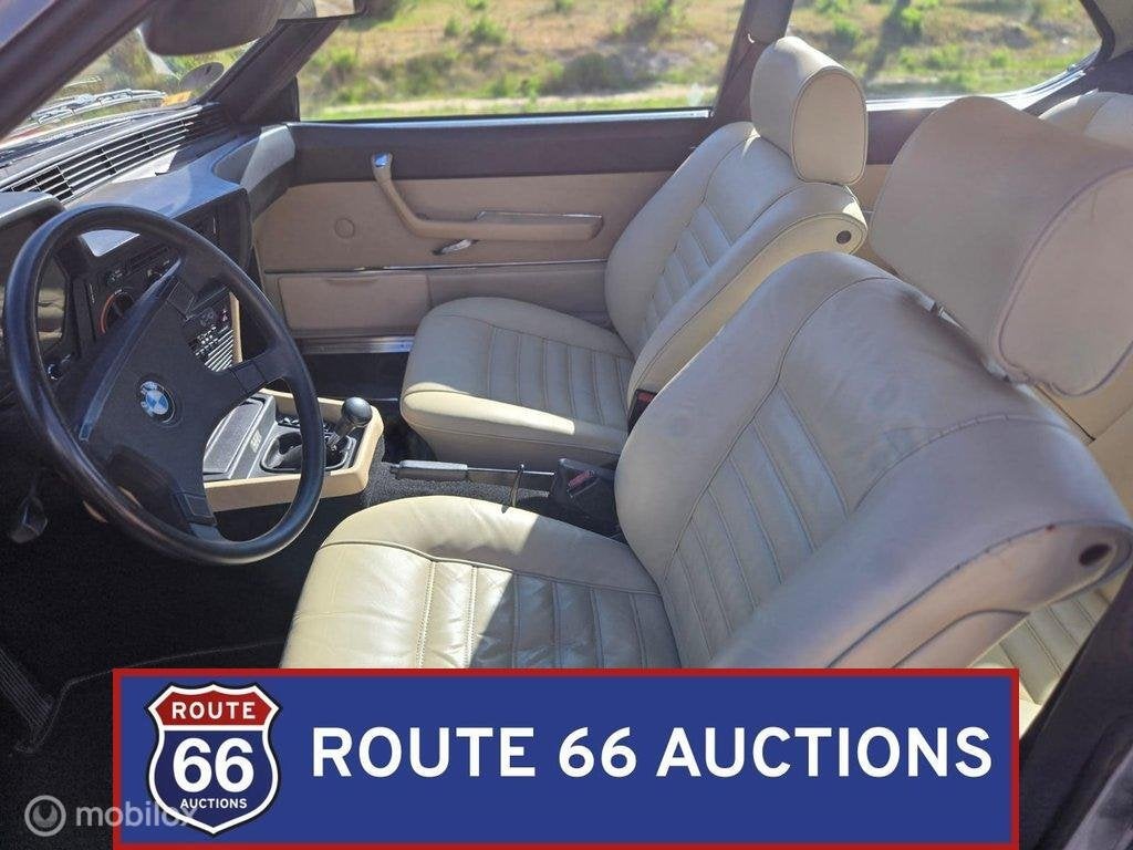 BMW 635 CSi | 1980 | Route 66 Auctions, Auto's, Oldtimers, Overige carrosserieën, Zwart, Bedrijf, Handgeschakeld
