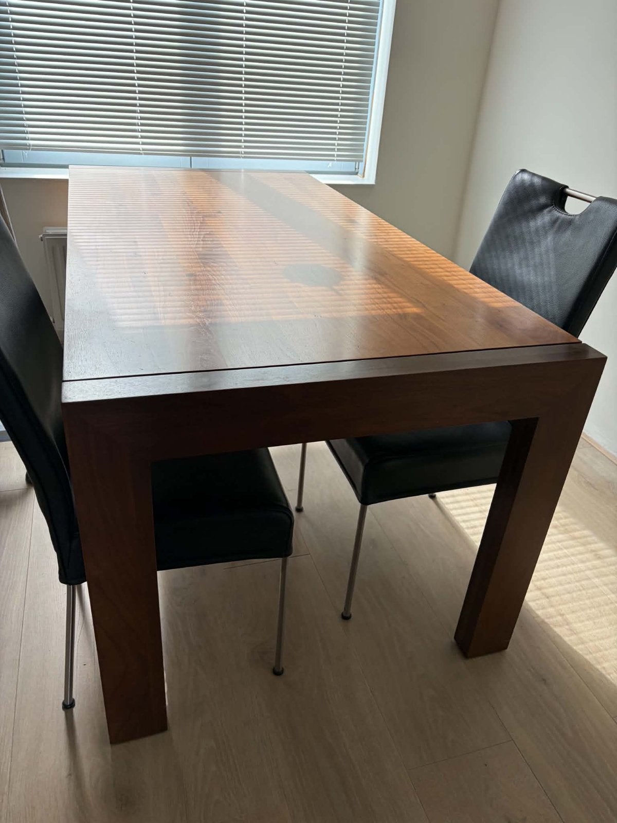 Stijlvolle Eiken Eettafel - Perfect voor uw Huis, Ophalen, Gebruikt, 100 tot 150 cm, Eikenhout