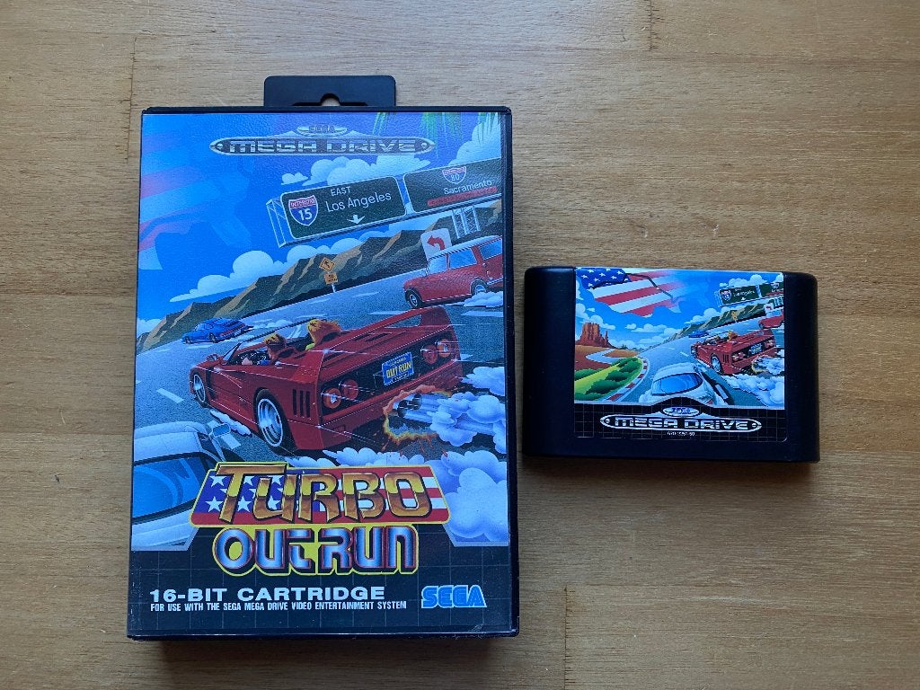 Turbo out run sega mega drive, 1 speler, Racen en Vliegen, Ophalen of Verzenden, Zo goed als nieuw