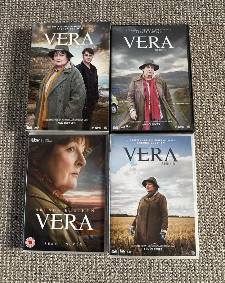Vera DVD Boxset - Seizoen 5, 6, 7 en 8 (Misdaad), Engels, Seizoen 5, Misdaad, Nederlands