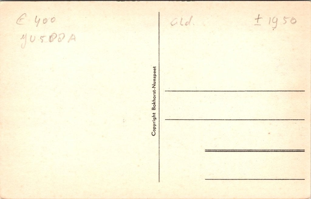 Nunspeet - 12 oude ansichtkaarten III, Verzamelen, Ansichtkaarten | Nederland, Verzenden, 1940 tot 1960, Gelopen, Gelderland