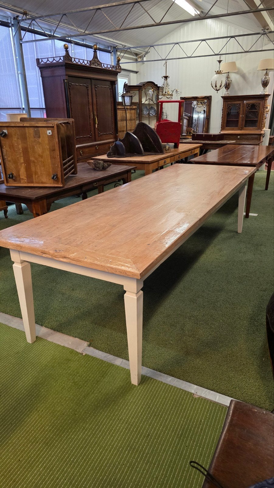 Franse boeren tafel 300 cm, Antiek en Kunst, Ophalen