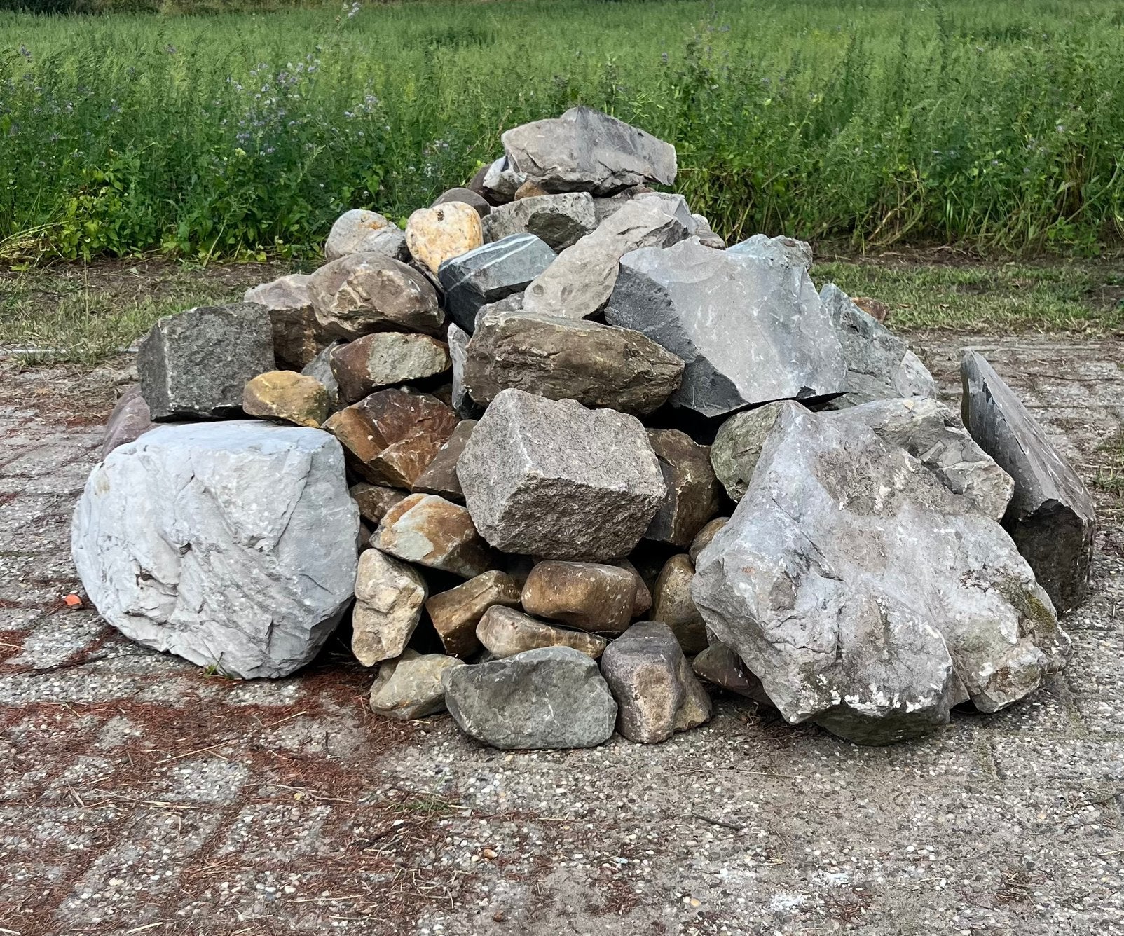 Gratis natuur keien / vijver keien, Tuin en Terras, Ophalen, Zo goed als nieuw