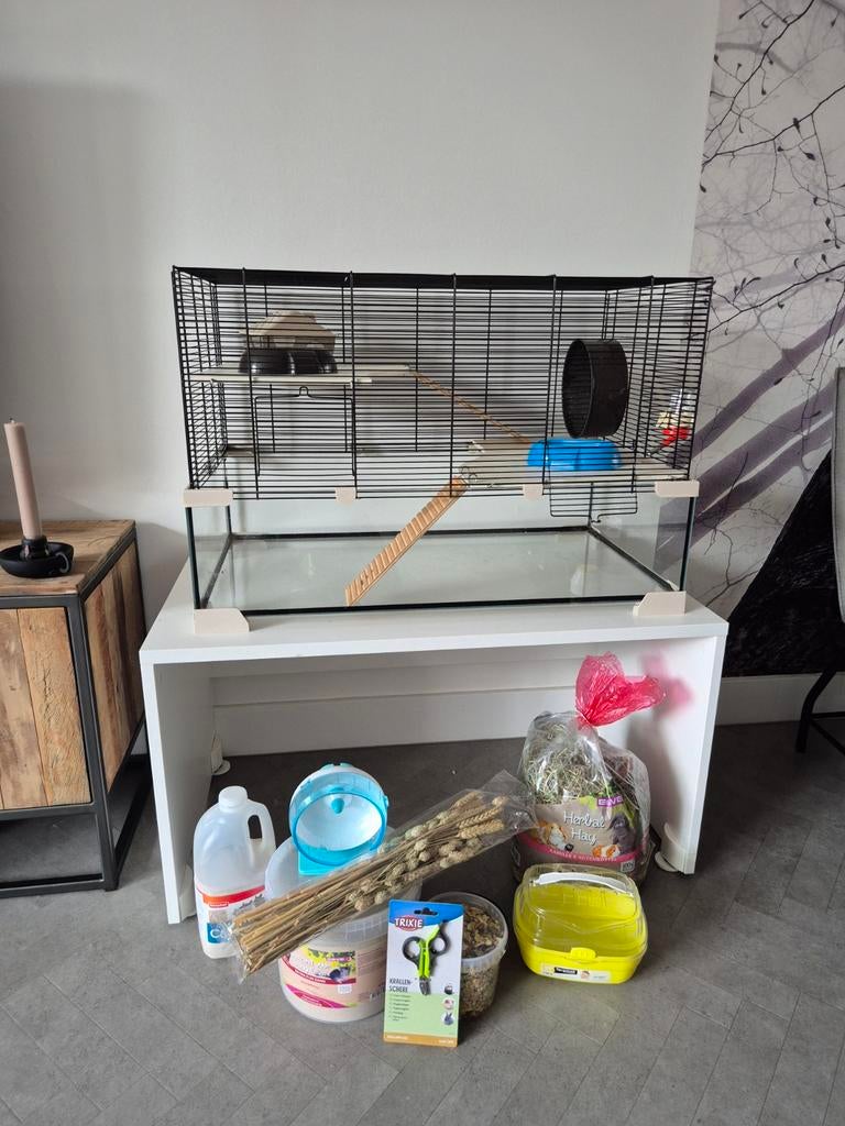 Ferplast Karat 80 knaagdieren (hamster) kooi, Kooi, Minder dan 75 cm, Zo goed als nieuw, Hamster