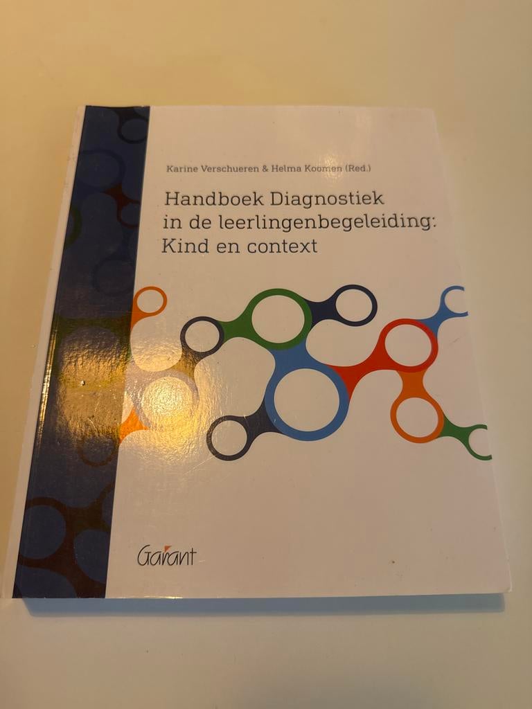 Handboek Diagnostiek in de leerlingenbegeleiding, Boeken, Studieboeken en Cursussen, Ophalen of Verzenden, Gamma, Zo goed als nieuw