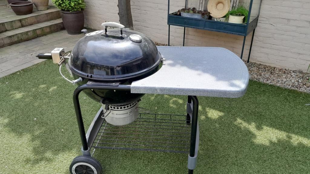 TK WEBER BBQ MET ROOSTER VOOR 2 KIPPETJES, Ophalen of Verzenden
