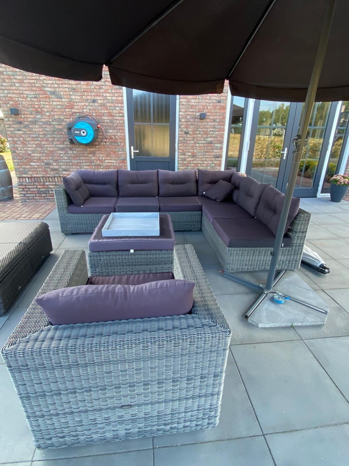 Bellagio Loungeset - Comfortabel en Stijlvol, Ophalen, Gebruikt, Loungeset, Wicker