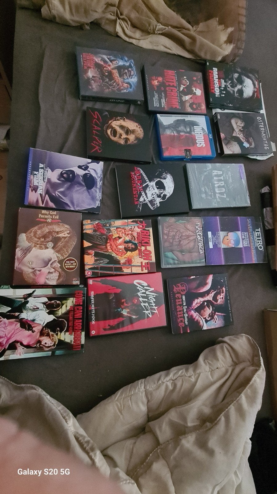 Horror Blu-ray/DVD Collectie: Zeldzame en Cult Films, Vanaf 18 jaar, Gebruikt, Italiaans, Engels