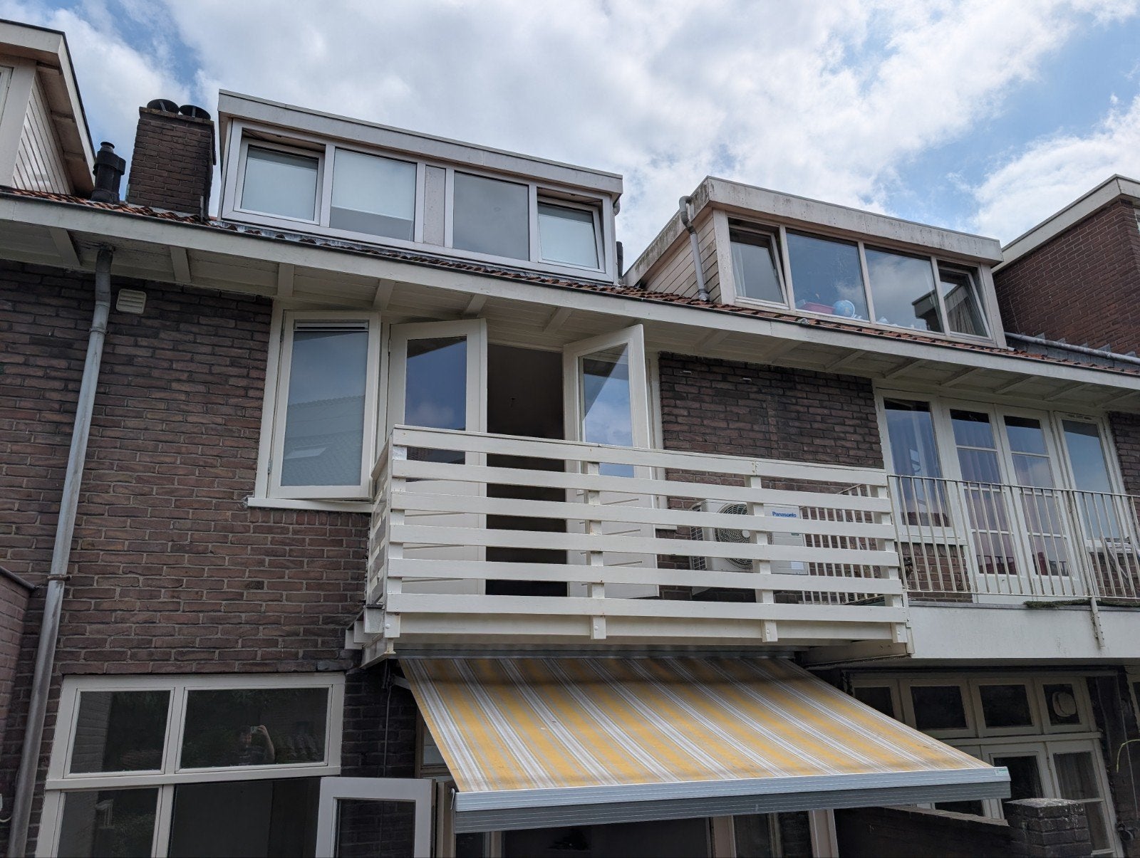 Zonnescherm 294cm - reeds gedemonteerd, Tuin en Terras, Zonneschermen, Ophalen, Gebruikt, 250 cm tot 450 cm, Knikarmscherm