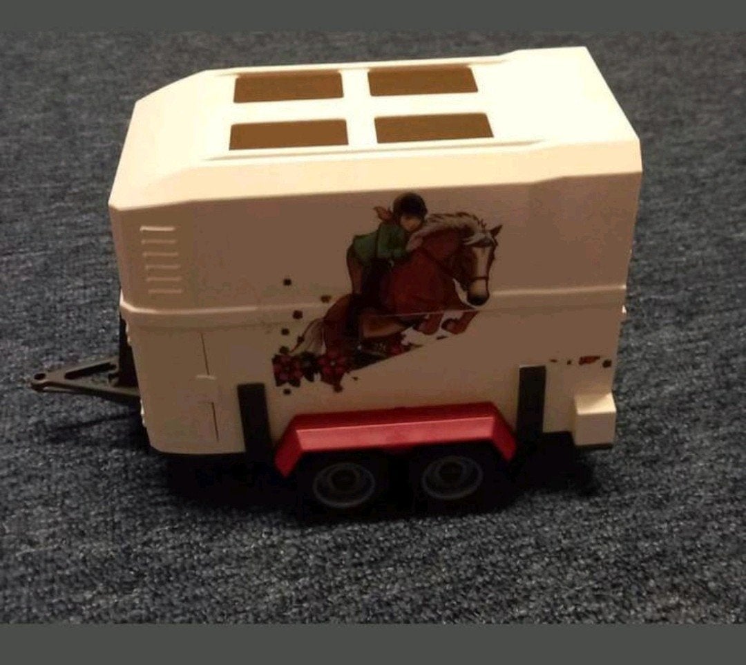 Schleich trailer, Ophalen of Verzenden, Gebruikt, Overige soorten, Beeldje of Figuurtje