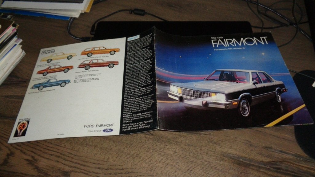 USA Folder  FORD FAIRMONT   1980, Verzenden, Zo goed als nieuw, Ford