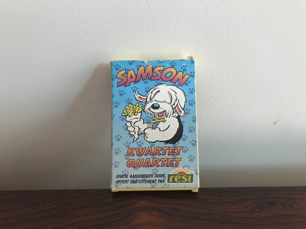 Samson & Gert kwartet kwartetspel Resi Nicotoy, Ophalen of Verzenden, Gebruikt, Tv, Gebruiksvoorwerp