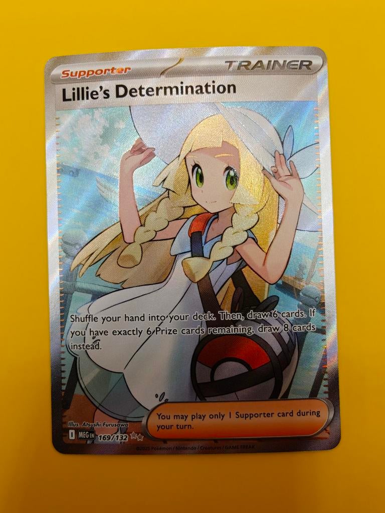Lillie's Determination Full Art - Mega Evolution Base Set, Verzenden, Zo goed als nieuw