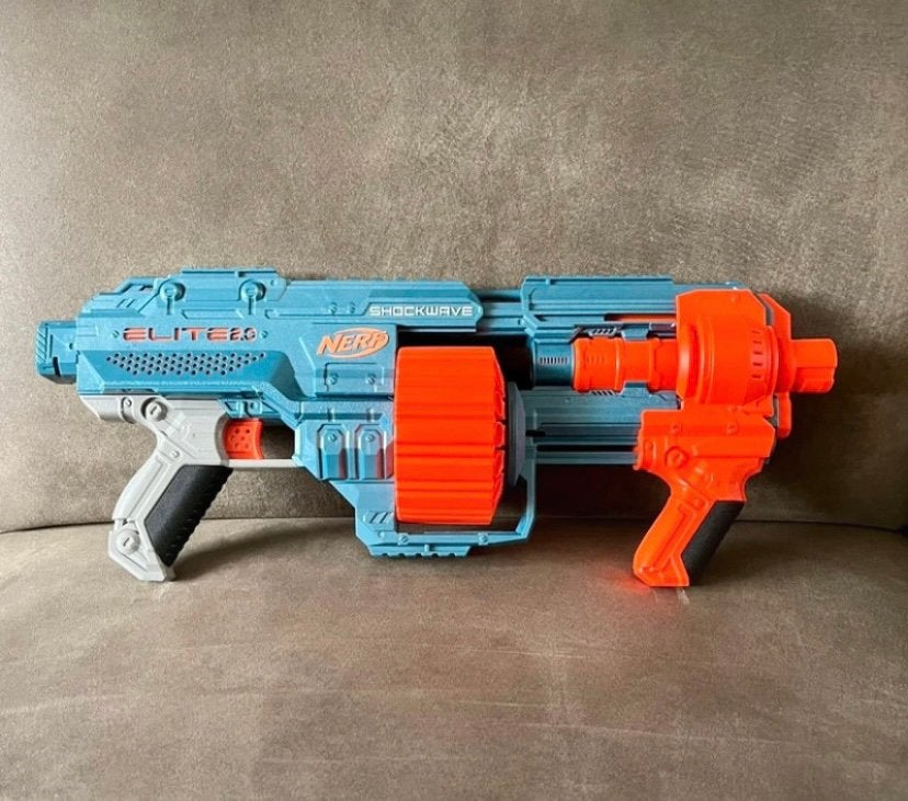 Nerf Elite 2.0 Shockwave RD 15 blaster, Ophalen of Verzenden, Zo goed als nieuw