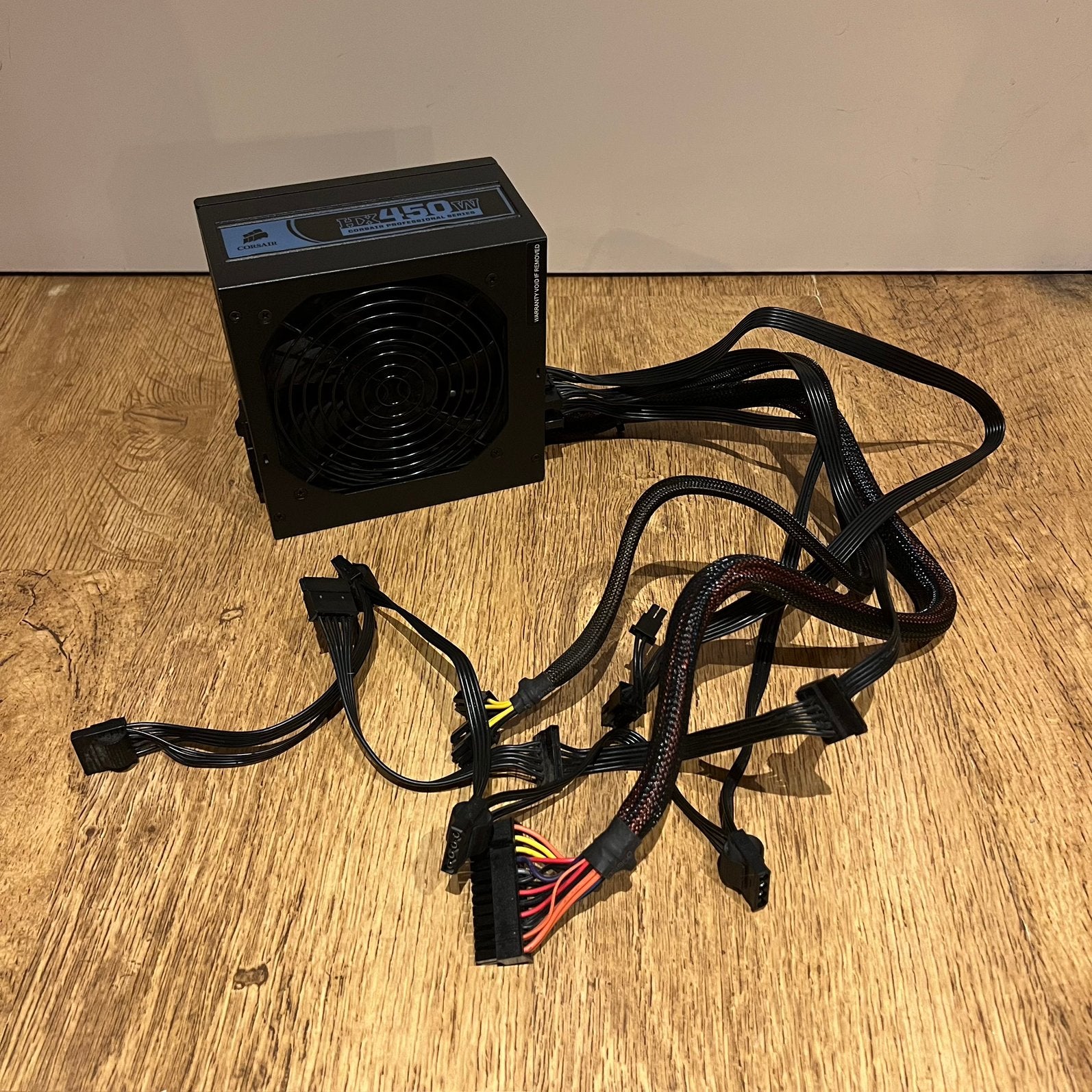 Corsair HX450W 450 watt Desktop voeding, Ophalen of Verzenden, Gebruikt