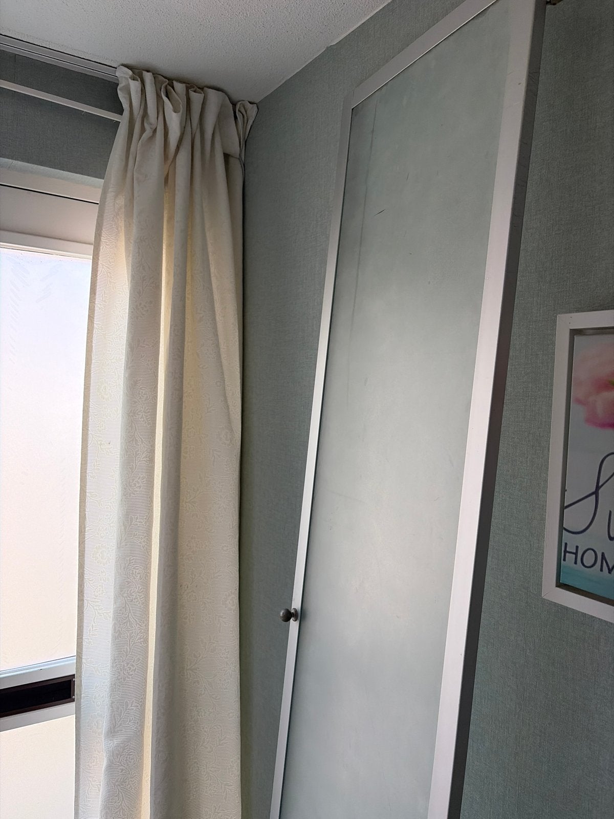 IKEA kastdeur met glas, Ophalen, Gebruikt, Glas