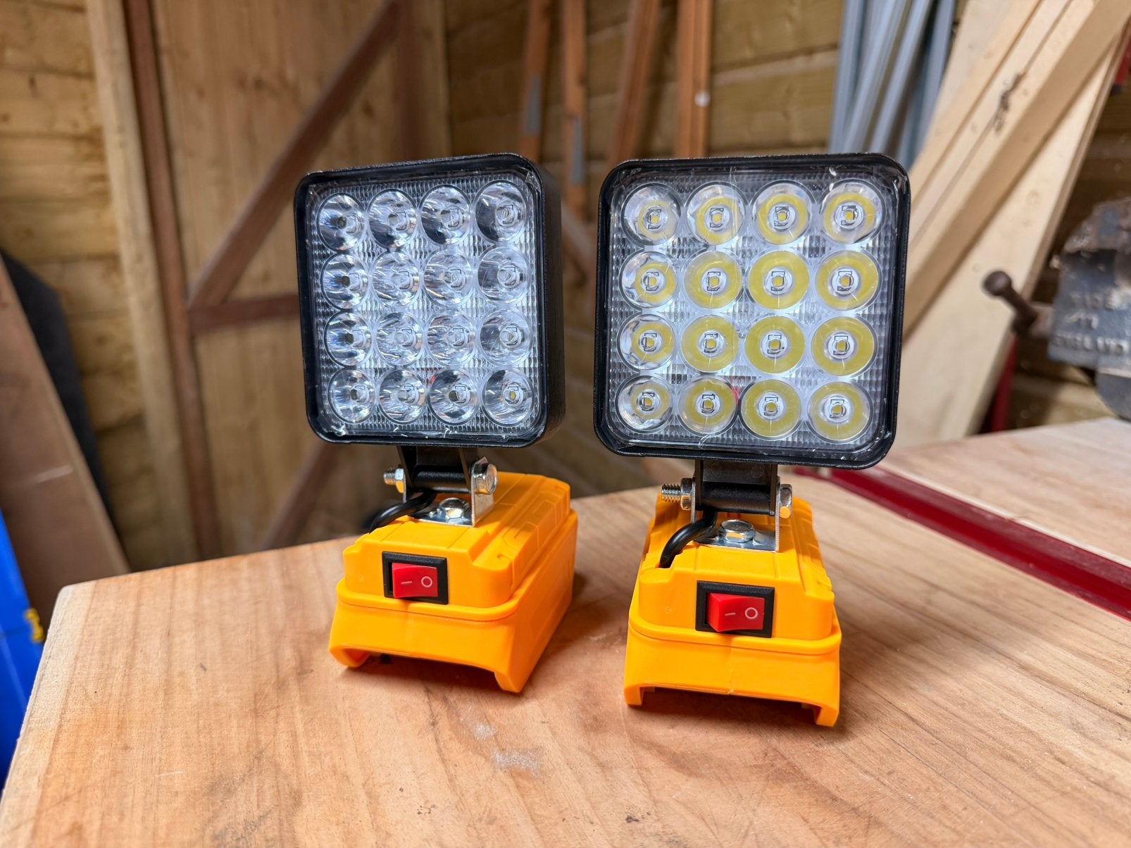 Set van 2 LED Werklampen voor DeWalt XR 18/20V Accu’s, NL, Nieuw, Lineaxpro@gmail.com, Ophalen of Verzenden