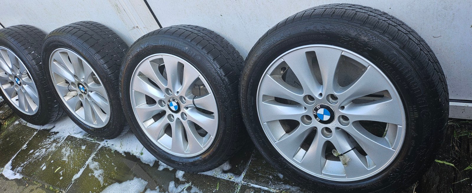 195/55/R16 BMW 116i E87 winterbanden, Ophalen, Gebruikt, 16 inch, Banden en Velgen