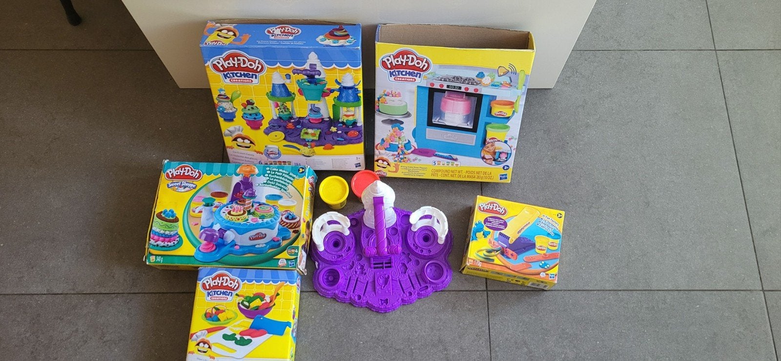 Play Doh Klei sets Compleet, Ophalen of Verzenden, Gebruikt