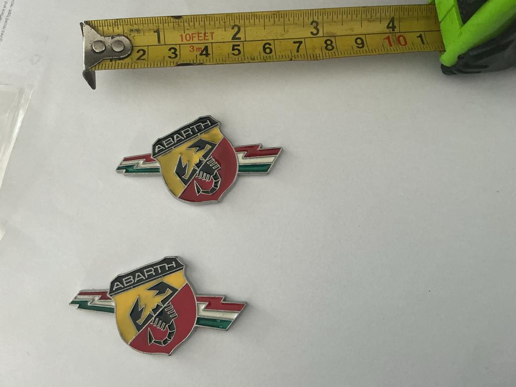 Abarth Emblemen - Set van 2, Ophalen of Verzenden, Nieuw