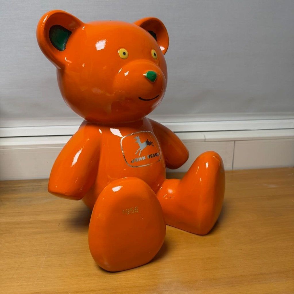 NEXAR Ourson John Deere – gelimiteerde sculptuur 3/4, Ophalen, Overige onderwerpen, Handgemaakt, Kunststof