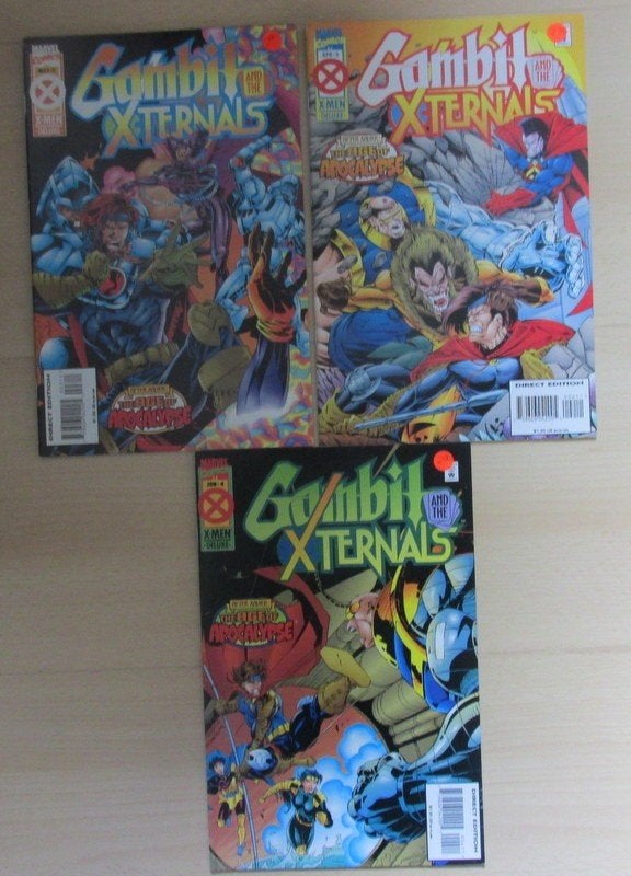 Gambit 3x en Gambit Externals 4x comics by Marvel, Boeken, Strips | Comics, Amerika, Ophalen of Verzenden, Zo goed als nieuw, Diversen